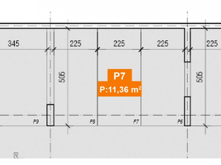 Z4.P7 Podzemno garažno parkirno mjesto, 11,36 m2, Objekat 4